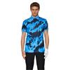 J.Lindeberg Gents Tour Tech Print Polo Shirt Warp Sonic (O557)