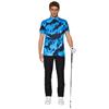 J.Lindeberg Gents Tour Tech Print Polo Shirt Warp Sonic (O557)