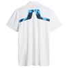 J.Lindeberg Gents KV Print Polo Shirt White (0000)