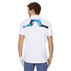 J.Lindeberg Gents KV Print Polo Shirt White (0000)