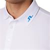 J.Lindeberg Gents KV Print Polo Shirt White (0000)