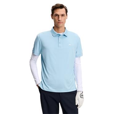J.Lindeberg Gents Bridge Polo Shirt Forget Me Not (O127)