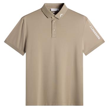 J.Lindeberg Gents Tour Tech Polo Shirt Brindle (U144)
