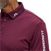 J.Lindeberg Gents Tour Tech Polo Shirt Winetasting (E286)