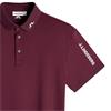J.Lindeberg Gents Tour Tech Polo Shirt Winetasting (E286)