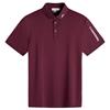 J.Lindeberg Gents Tour Tech Polo Shirt Winetasting (E286)