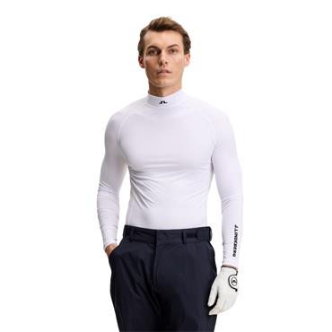 J.Lindeberg Gents Ello Compression Top White (0000)