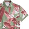 J.Lindeberg Gents Tour Tech Print Polo Shirt Paradise Hedge Green (M548)