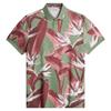 J.Lindeberg Gents Tour Tech Print Polo Shirt Paradise Hedge Green (M548)