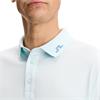 J.Lindeberg Gents KV Print Polo Shirt Paradise Skylight (O587)