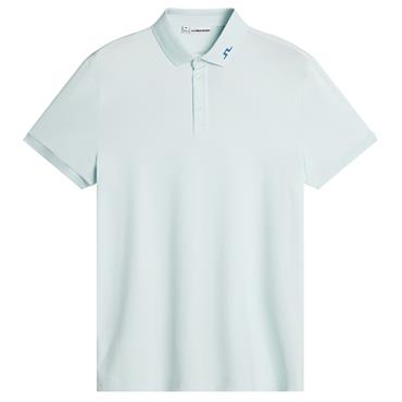 J.Lindeberg Gents KV Print Polo Shirt Paradise Skylight (O587)