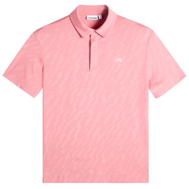 J.Lindeberg Gents Wilhelm Polo Shirt Flamingo Plume (S226)