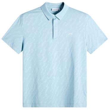 J.Lindeberg Gents Wilhelm Polo Shirt Forget Me Not Blue (O127)