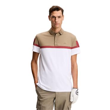 J.Lindeberg Gents Emil Polo Shirt Brindle (U144)