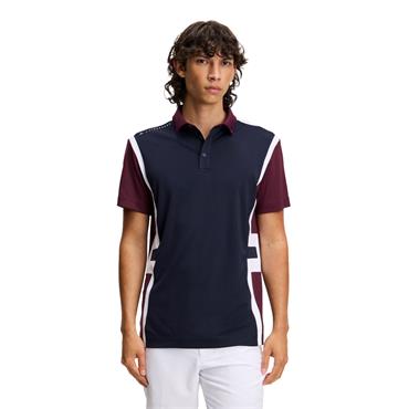 J.Lindeberg Gents Finn Polo Shirt Winetasting (E286)