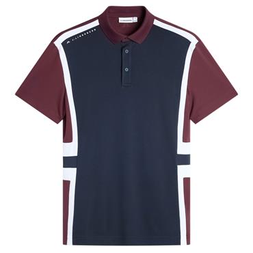 J.Lindeberg Gents Finn Polo Shirt Winetasting (E286)