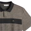 J.Lindeberg Gents Rocky Polo Shirt Brindle (U144)