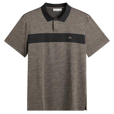J.Lindeberg Gents Rocky Polo Shirt Brindle (U144)