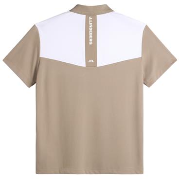 J.Lindeberg Gents Calex Polo Shirt Brindle (U144)