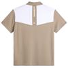 J.Lindeberg Gents Calex Polo Shirt Brindle (U144)