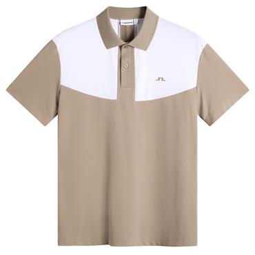 J.Lindeberg Gents Calex Polo Shirt Brindle (U144)