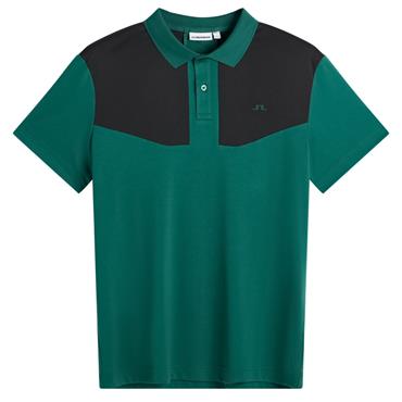 J.Lindeberg Gents Calex Polo Shirt Forest Biome (M334)