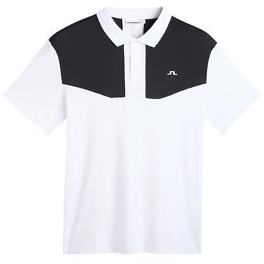 J.Lindeberg Gents Calex Polo Shirt White (0000)