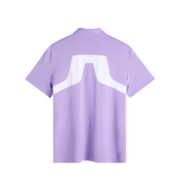 J.Lindeberg Gents Retro TT Polo Paisley Purple (Q105)