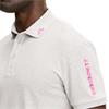 J.Lindeberg Gents Tour Tech Pique Polo Shirt Light Grey - Melange (U199)