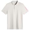 J.Lindeberg Gents Tour Tech Pique Polo Shirt Light Grey - Melange (U199)