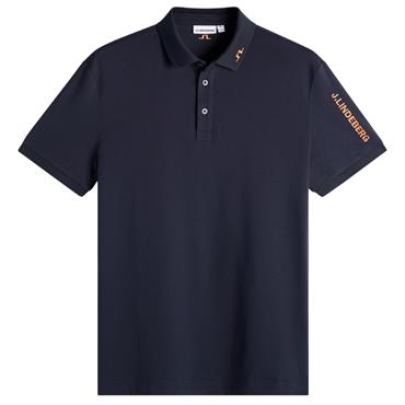 J.Lindeberg Gents Tour Tech Pique Polo Shirt JL Navy (6855)