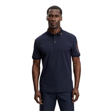 J.Lindeberg Gents Tour Tech Pique Polo Shirt JL Navy (6855)