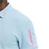 J.Lindeberg Gents Tour Tech Pique Polo Shirt Forget Me Not Melange (O658)