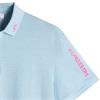 J.Lindeberg Gents Tour Tech Pique Polo Shirt Forget Me Not Melange (O658)