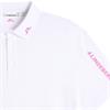 J.Lindeberg Gents Tour Tech Pique Polo Shirt White (0000)