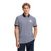 J.Lindeberg Gents Ryder Cup Tour Tech Print Polo White - Navy O671