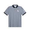 J.Lindeberg Gents Ryder Cup Tour Tech Print Polo White - Navy O671