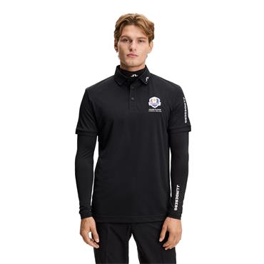 J.Lindeberg Gents Ryder Cup 2027 Tour Tech Polo Black 9999