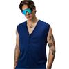 J.Lindeberg Gents Markus Knitted Vest Estate Blue (O341)