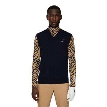 J.Lindeberg Gents Liam Knitted Vest Navy (6855)