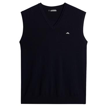 J.Lindeberg Gents Liam Knitted Vest Navy (6855)