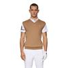 J.Lindeberg Gents Liam Knitted Vest Tigers Eye (E376)