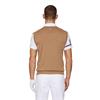 J.Lindeberg Gents Liam Knitted Vest Tigers Eye (E376)