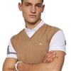J.Lindeberg Gents Liam Knitted Vest Tigers Eye (E376)