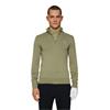 J.Lindeberg Gents Kian Zipped Sweater Oil Green (M311)
