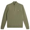 J.Lindeberg Gents Kian Zipped Sweater Oil Green (M311)