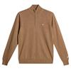 J.Lindeberg Gents Kian Zipped Sweater Tigers Eye (E376)