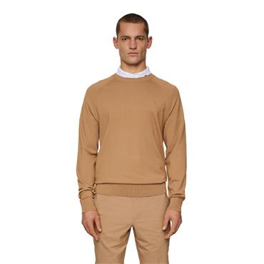 J.Lindeberg Gents Henry Knitted Sweater Tigers Eye (E376)