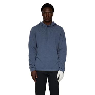 J.Lindeberg Gents Colton Cashmere Hoodie Vintage Indigo (O319)