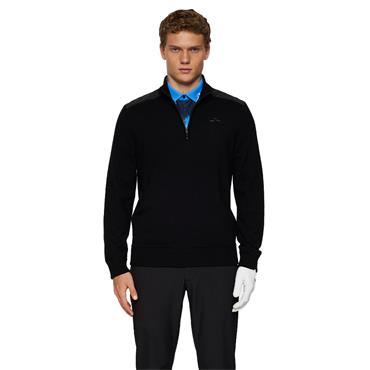 J.Lindeberg Gents Jeffrey Windbreaker Sweater Black (9999)